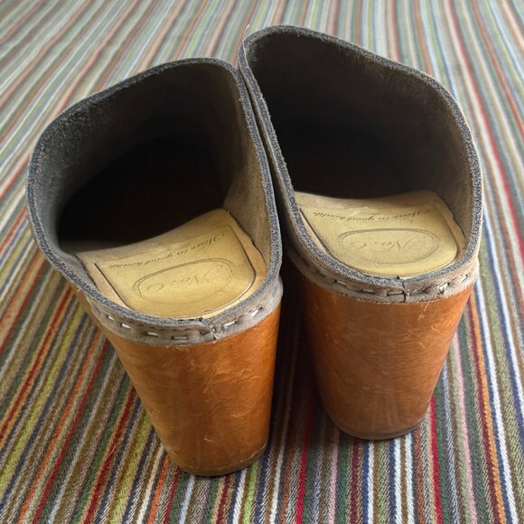 Store No. 6 New School Gray Clog Shoes Size 40 - Picture 8 of 10